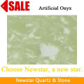 Newstar artificial polished china green onyx stone